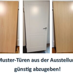 Muster-Türen aus der Ausstellung