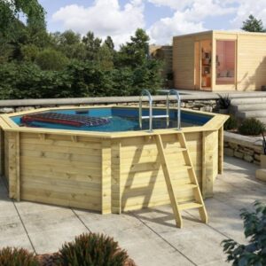 Achteck Pool von Karibu
