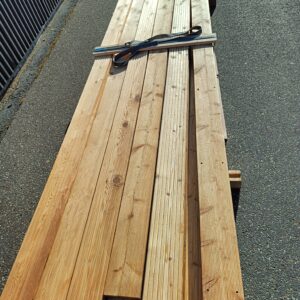 Sibirische Lärche Riffeldielen - Sonderpostenpaket 9